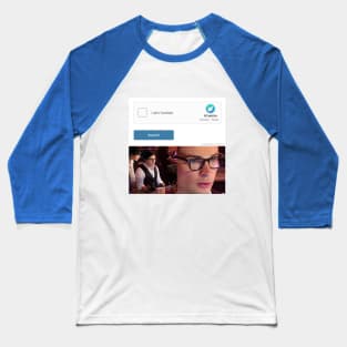 Clark Kent Captcha Meme (Smallville) Baseball T-Shirt